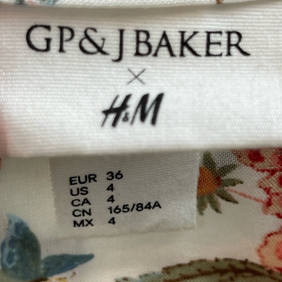 H&M x GP & J Baker Floral Tunic Dress - Picture 6 of 9